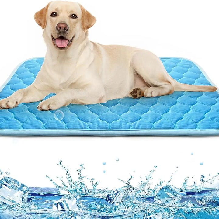 Dog Cooling Mat Large Self Cooling Mat for Small Medium Large Dogs Cats Pet Durable Ice Blanket Washable Dog Accessories Supply