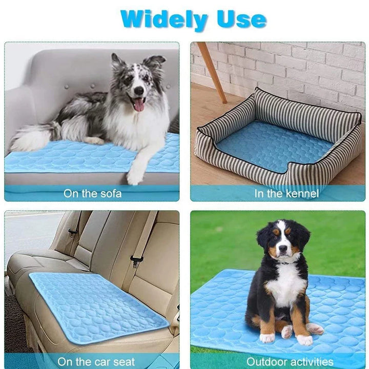 Dog Cooling Mat Large Self Cooling Mat for Small Medium Large Dogs Cats Pet Durable Ice Blanket Washable Dog Accessories Supply