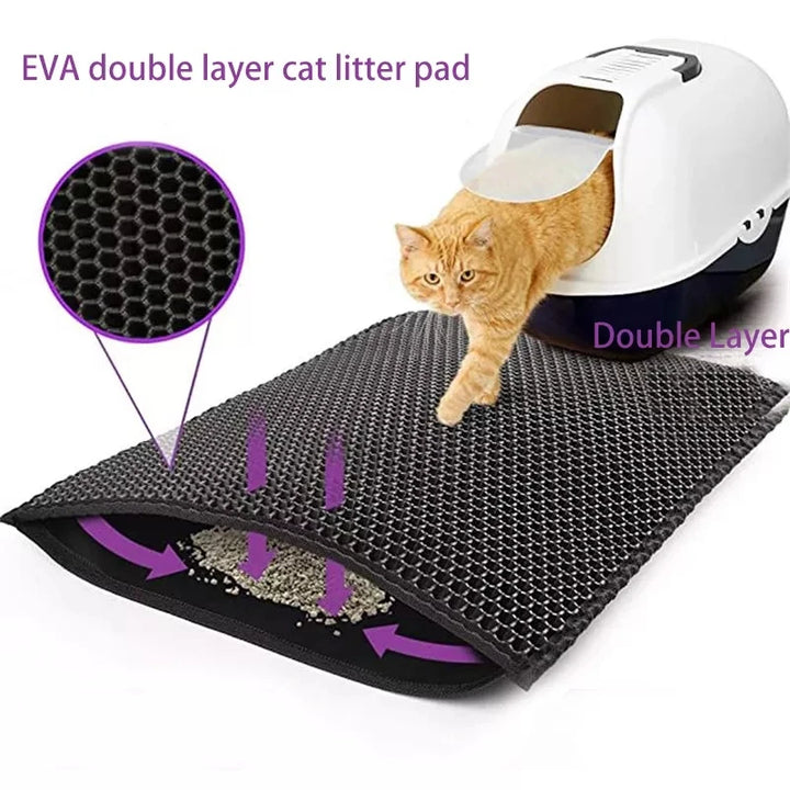 Double Layer EVA Cat Litter Pad Waterproof