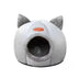 Cat Head Shape Cute And Comfortable Warm Cat House Safe Sleep Cave Non-Slip Semi-Closed Design Four Seasons Universal Cat Nest