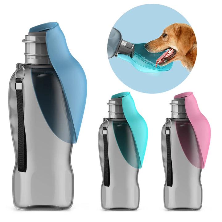 800ml Portable Dog Water Bottle For Small Medium Big Dogs Outdoor Travel